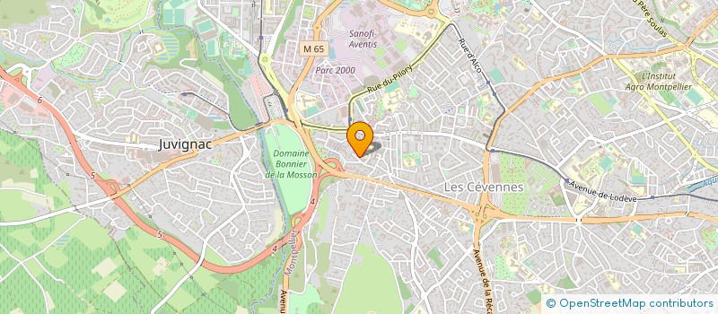 localisation de l'entreprise G2C DIFFUSION à MONTPELLIER