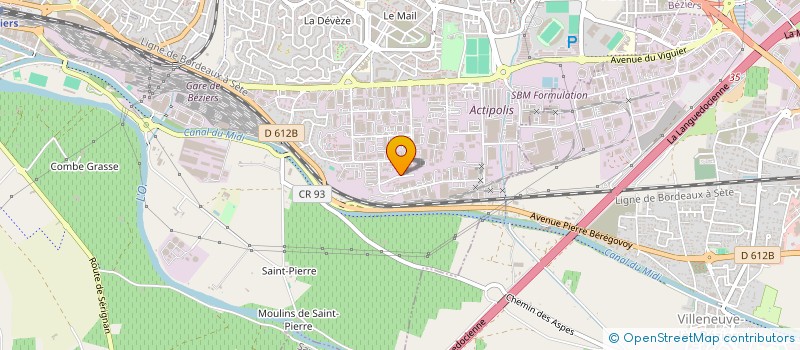 localisation de l'entreprise G2C DISTRIBUTION à BEZIERS