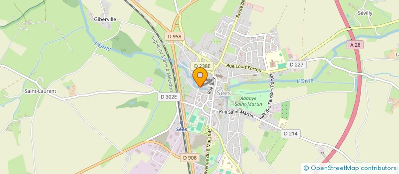 localisation de l'entreprise G2CA à SEES