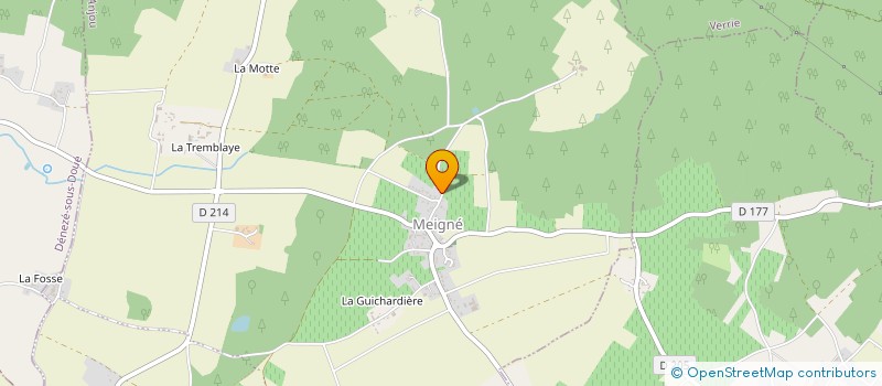 localisation de l'entreprise G2CBL  DOUE-EN-ANJOU