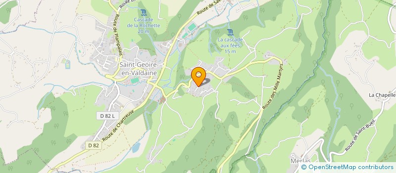 localisation de l'entreprise G2CL DE LA VALDAINE  SAINT-GEOIRE-EN-VALDAINE