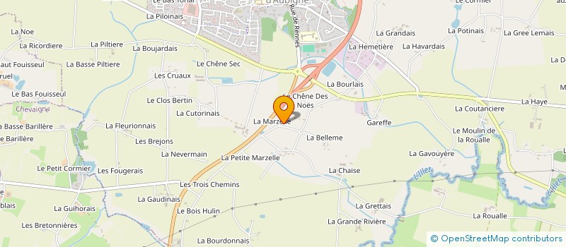 localisation de l'entreprise G2CS  SAINT-AUBIN-D'AUBIGNE