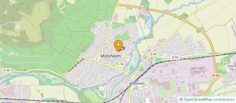 localisation de l'entreprise G2D ASSURANCES  MOLSHEIM