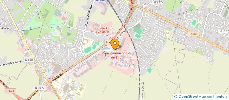 localisation de l'entreprise G2D CUISINES à DECHY