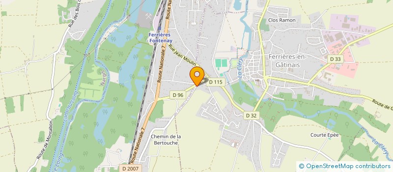 localisation de l'entreprise G2D SARL  FONTENAY-SUR-LOING