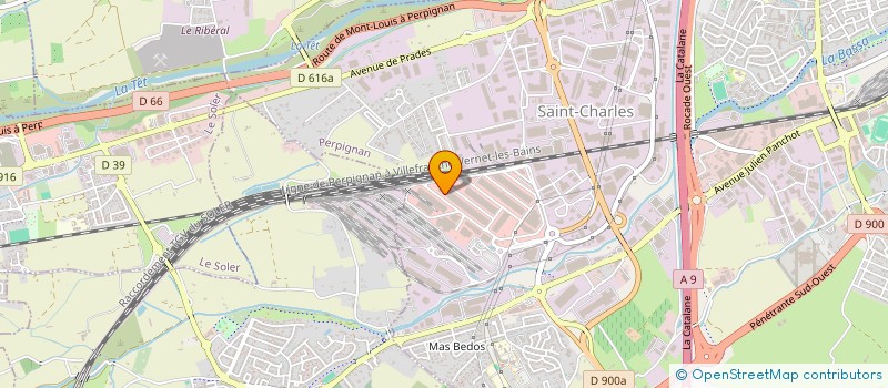 localisation de l'entreprise G2F  PERPIGNAN