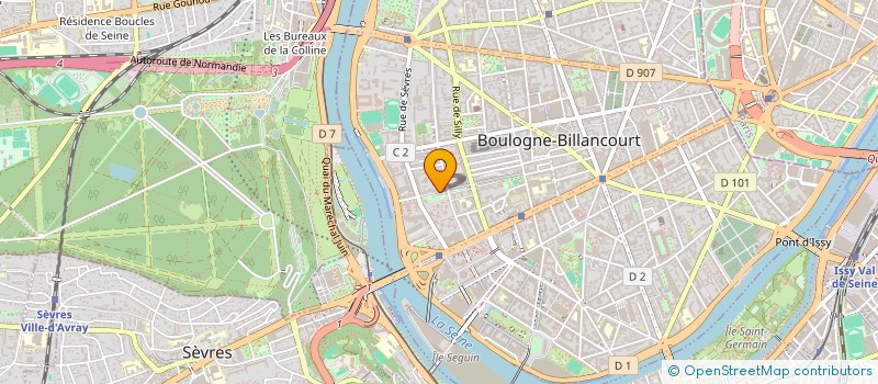 localisation de l'entreprise G2F CORP  BOULOGNE-BILLANCOURT