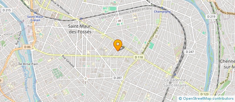 localisation de l'entreprise G2FL GROUPE à SAINT-MAUR-DES-FOSSES