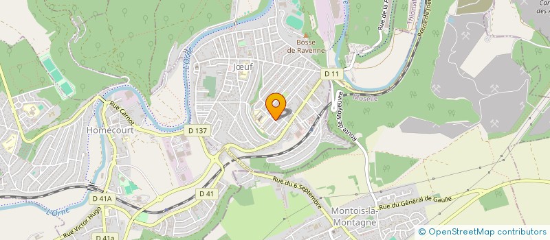 localisation de l'entreprise G2G  JUF