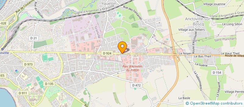localisation de l'entreprise G2H à GRANVILLE