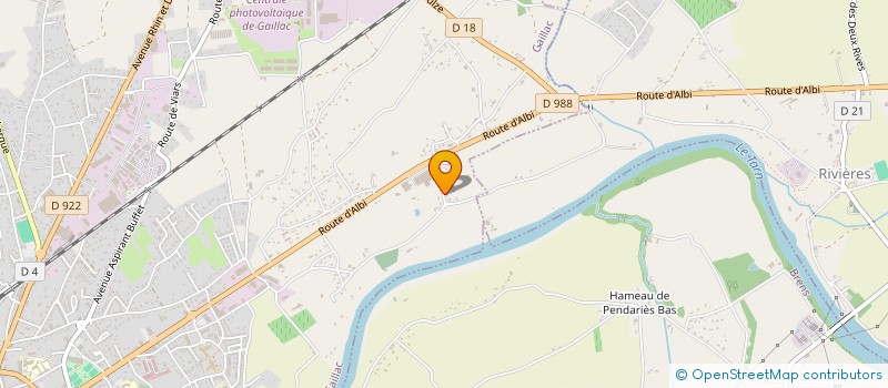 localisation de l'entreprise G2H à GAILLAC
