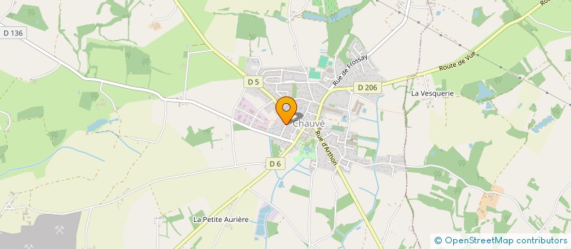 localisation de l'entreprise G2H  CHAUVE