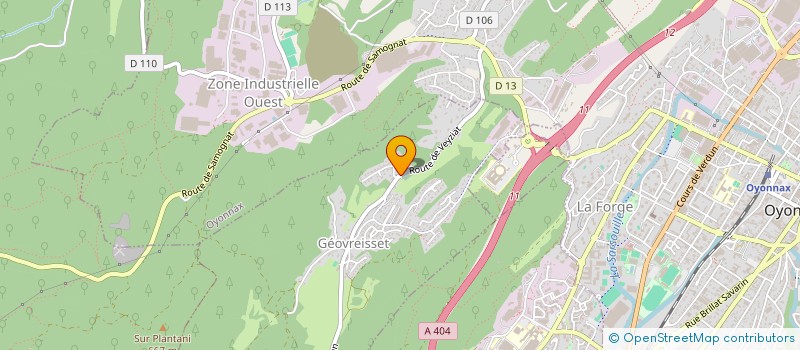 localisation de l'entreprise G2H HABITAT SARL  GEOVREISSET