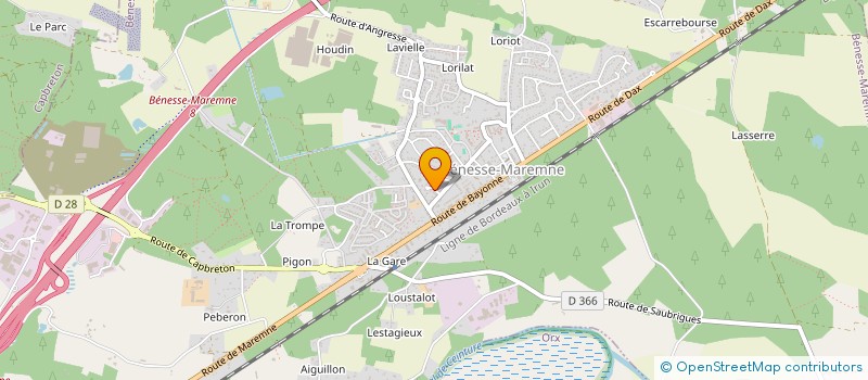 localisation de l'entreprise G2I CONSUMER FRANCE  BENESSE-MAREMNE