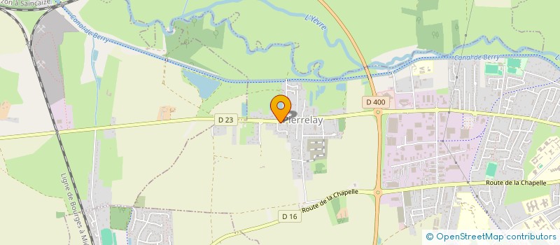 localisation de l'entreprise G2J  BOURGES