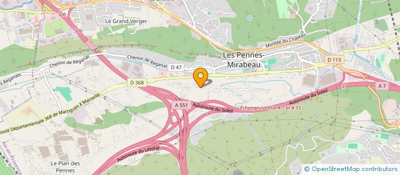 localisation de l'entreprise G2J à LES PENNES-MIRABEAU