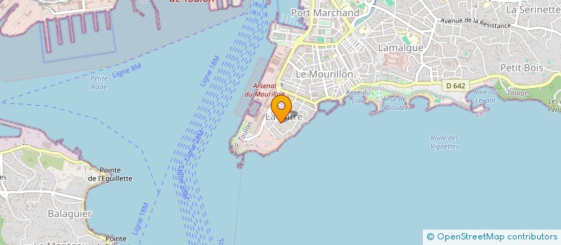 localisation de l'entreprise G2J  TOULON