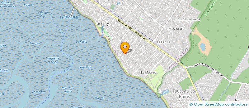 localisation de l'entreprise G2J AQUITAINE CHARENTES  ANDERNOS-LES-BAINS