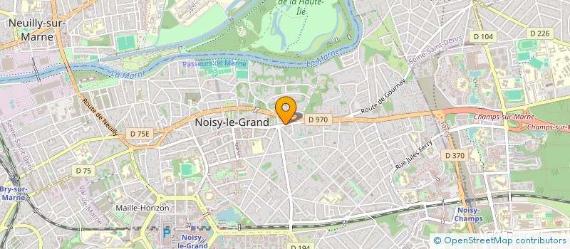 localisation de l'entreprise G2J-ELEC à NOISY-LE-GRAND
