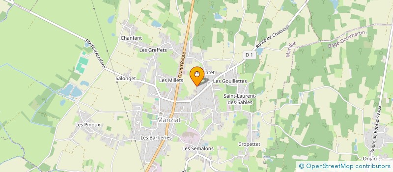 localisation de l'entreprise G2J MULTISERVICES  MANZIAT