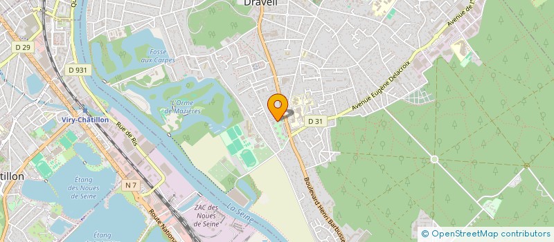 localisation de l'entreprise G2K BATI à DRAVEIL