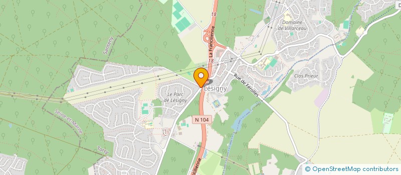 localisation de l'entreprise G2K SOLUTIONS  LESIGNY