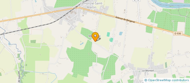 localisation de l'entreprise G2L 24  LAMONZIE-SAINT-MARTIN