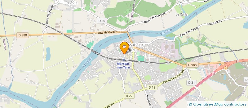 localisation de l'entreprise G2L à MARSSAC-SUR-TARN