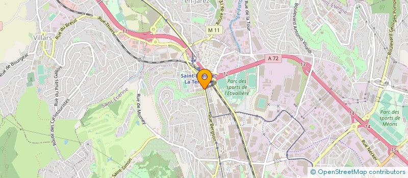 localisation de l'entreprise G2L  SAINT-ETIENNE