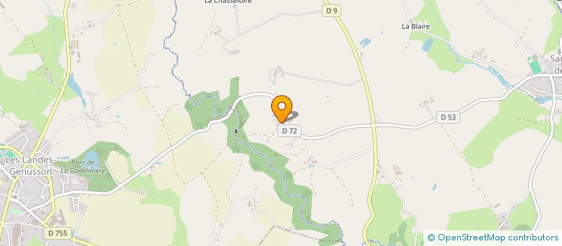 localisation de l'entreprise G2L  SAINT-MARTIN-DES-TILLEULS