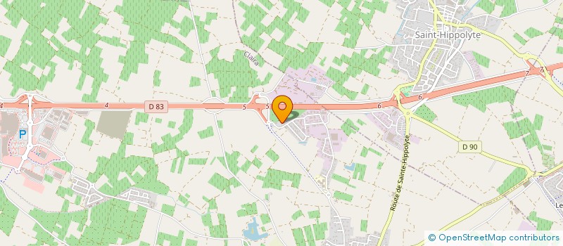 localisation de l'entreprise G2L  CLAIRA