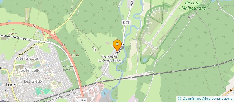 localisation de l'entreprise G2L  FROIDETERRE