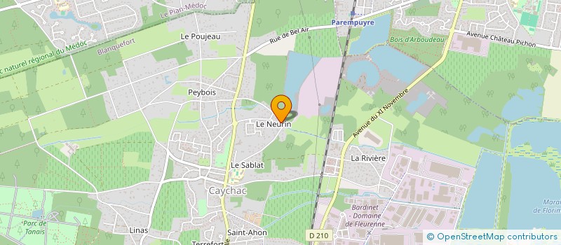 localisation de l'entreprise G2L PATRIMOINE à BLANQUEFORT