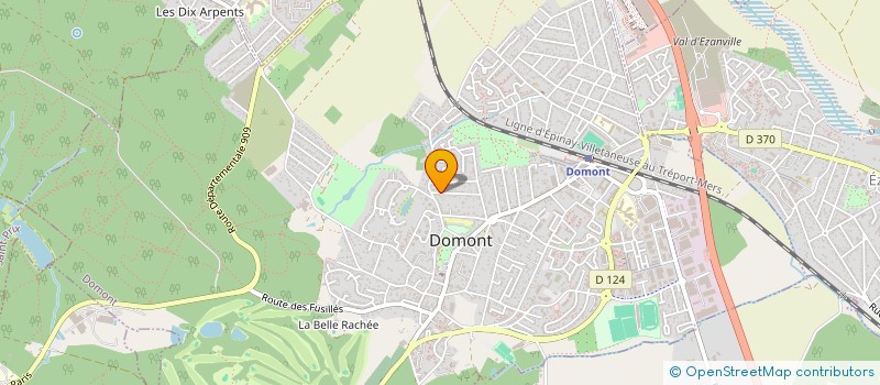 localisation de l'entreprise G2L PRODUCTION  DOMONT