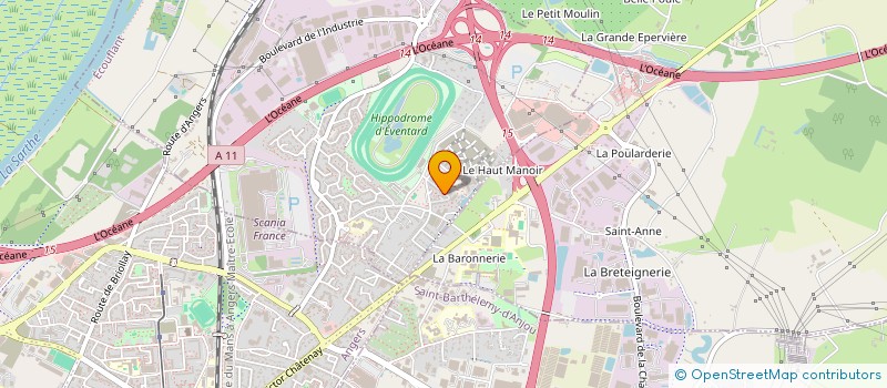 localisation de l'entreprise G2L SAINT EGREVE à ANGERS