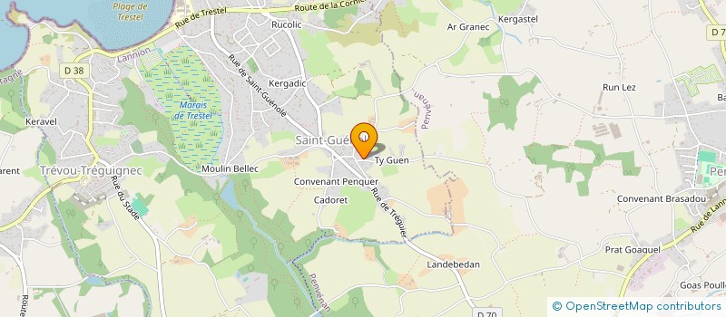 localisation de l'entreprise G2LBK  TREVOU-TREGUIGNEC