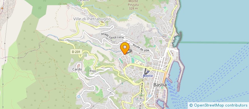 localisation de l'entreprise G2LM2B  BASTIA