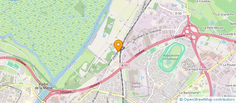 localisation de l'entreprise G2LV  ECOUFLANT