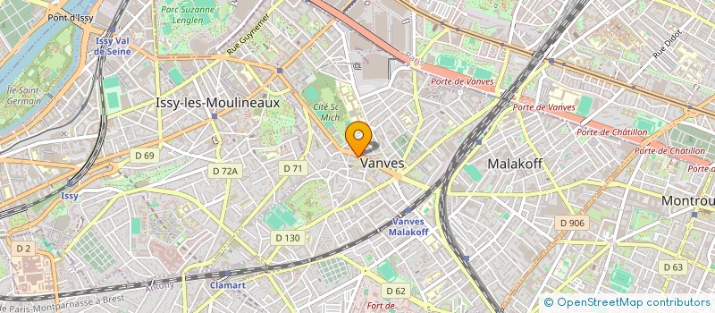 localisation de l'entreprise G2M à VANVES