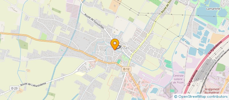 localisation de l'entreprise G2M  SEYSSES