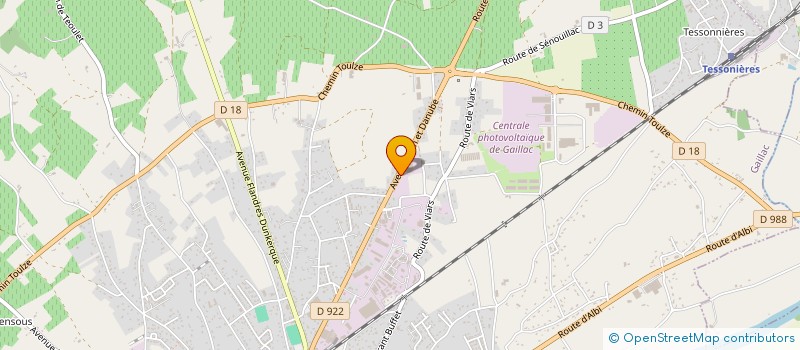 localisation de l'entreprise G2M à GAILLAC
