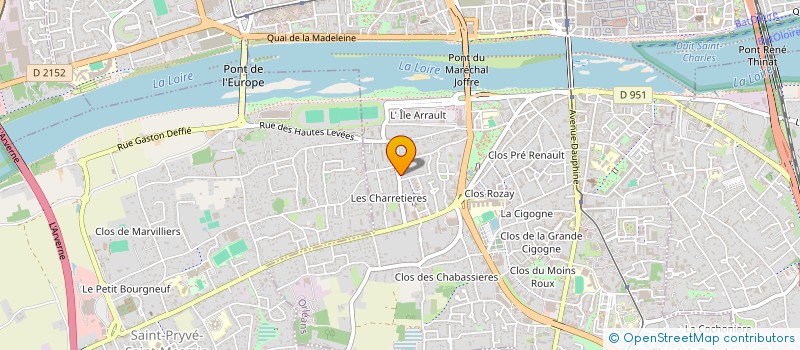 localisation de l'entreprise G2M  ORLEANS