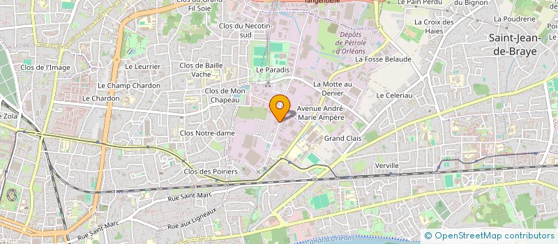 localisation de l'entreprise G2M  SAINT-JEAN-DE-BRAYE