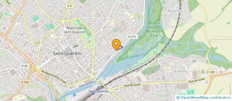 localisation de l'entreprise G2M à SAINT-QUENTIN
