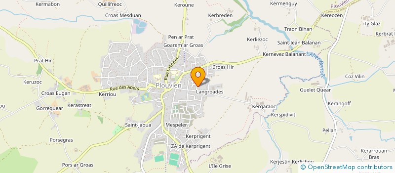 localisation de l'entreprise G2M à PLOUVIEN