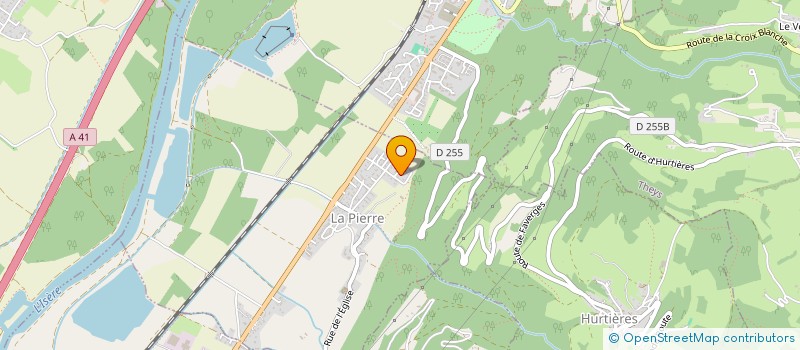 localisation de l'entreprise G2M  LA PIERRE