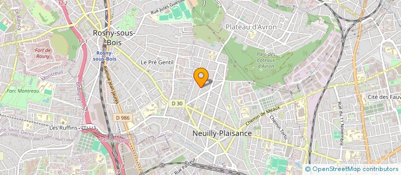 localisation de l'entreprise G2M  NEUILLY-PLAISANCE