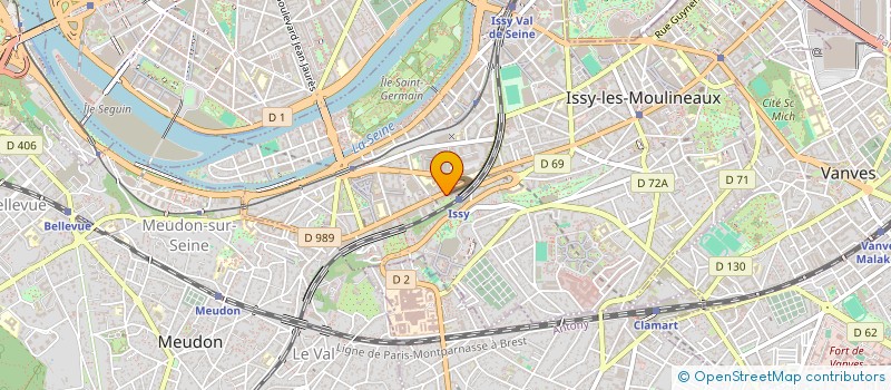 localisation de l'entreprise G2M DISTRI à ISSY-LES-MOULINEAUX
