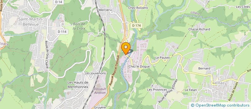 localisation de l'entreprise G2M GOLF  ARGONAY