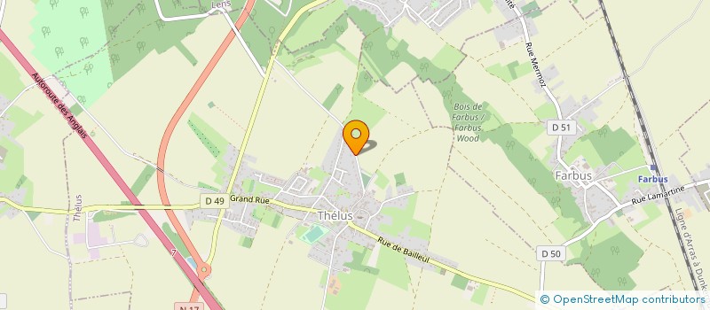 localisation de l'entreprise G2M IMMO  THELUS